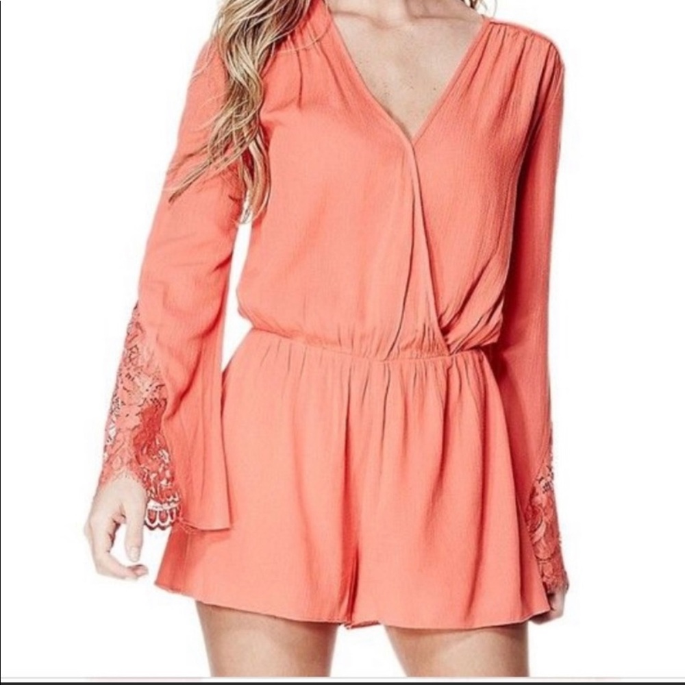 Guess Coral Longsleeve Romper